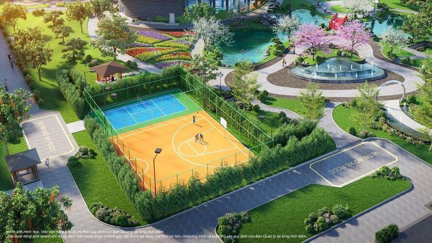 Sân thể thao đa năng và máy tập GYM